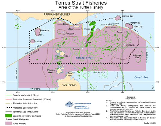 Turtle Fishery Map